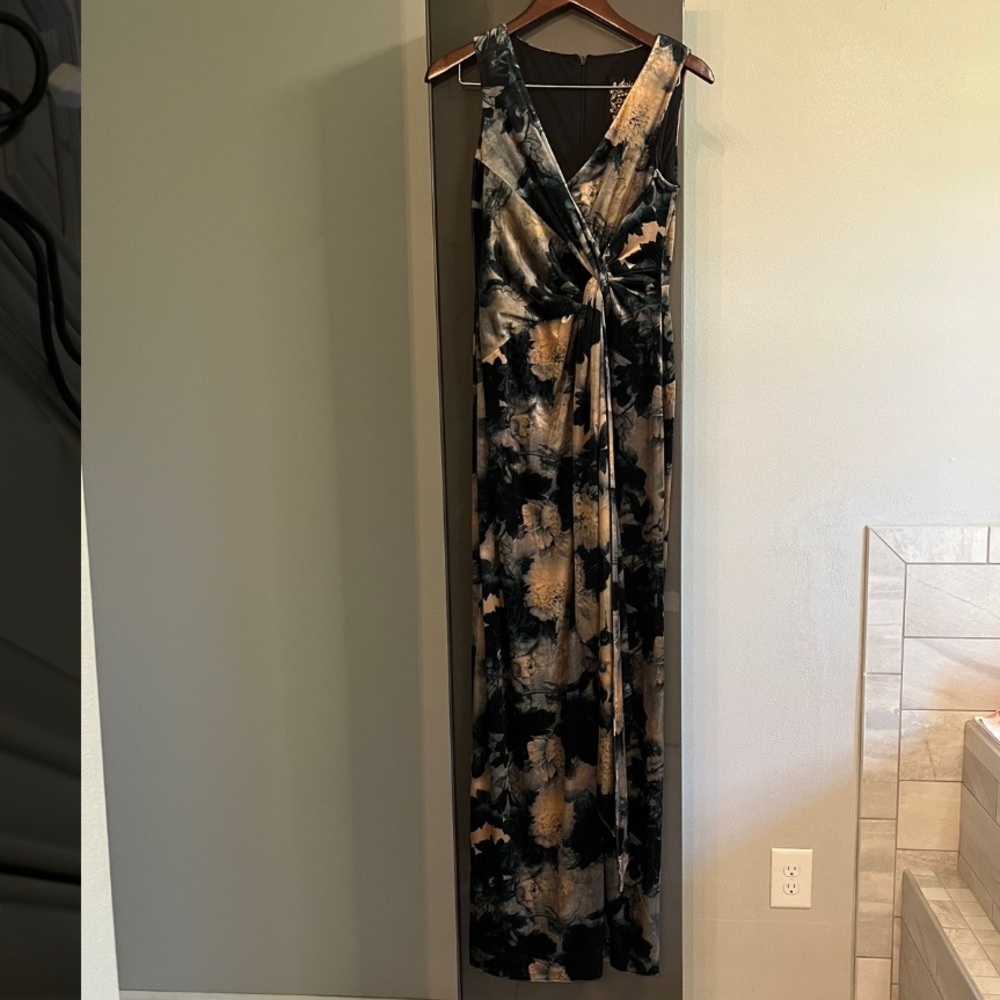 NWT! Johnny Was Sherwood Mist Velvet Dress Size 6 - Picture 6 of 11